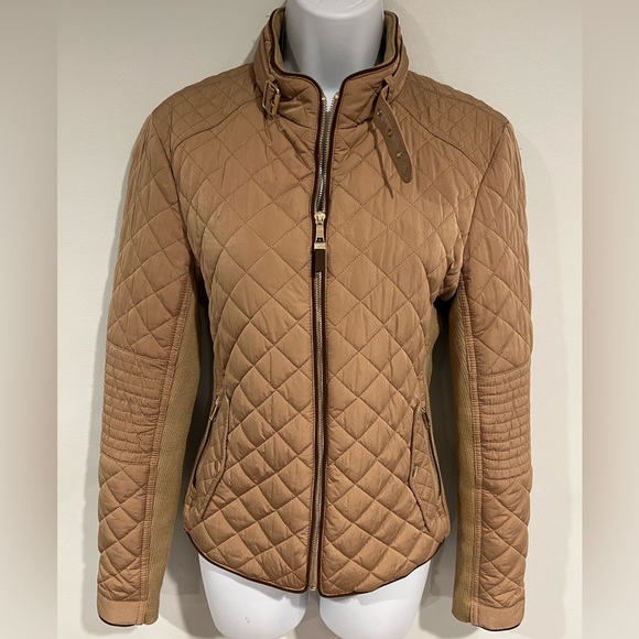 ZARA quilted beige classy coat/ Jacket - Picture 2 of 16